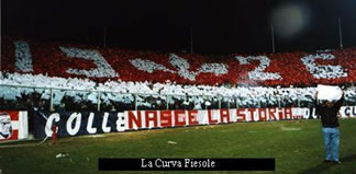 la Curva Fiesole allo stadio di Firenze