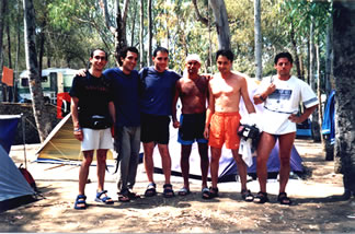 foto di gruppo all'Isola d'Elba